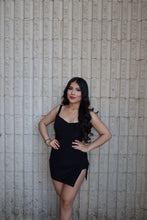 Load image into Gallery viewer, Elegant Side-Slit Mini Dress
