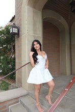 Load image into Gallery viewer, Celeste Off-Shoulder Textured Mini Dress