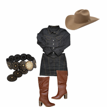 Load image into Gallery viewer, Denim dream two piece set