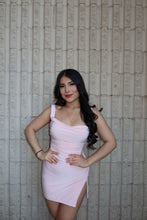 Load image into Gallery viewer, Elegant Side-Slit Mini Dress