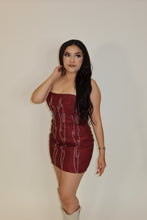 Load image into Gallery viewer, Western Lace-Up Dress