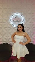 Load image into Gallery viewer, The Bianca flared mini dress
