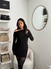 Load image into Gallery viewer, Aria One-Shoulder Ruched Dress
