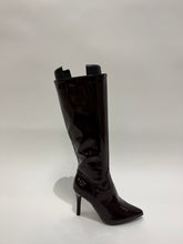 Load image into Gallery viewer, The zaya pat leather stiletto boot
