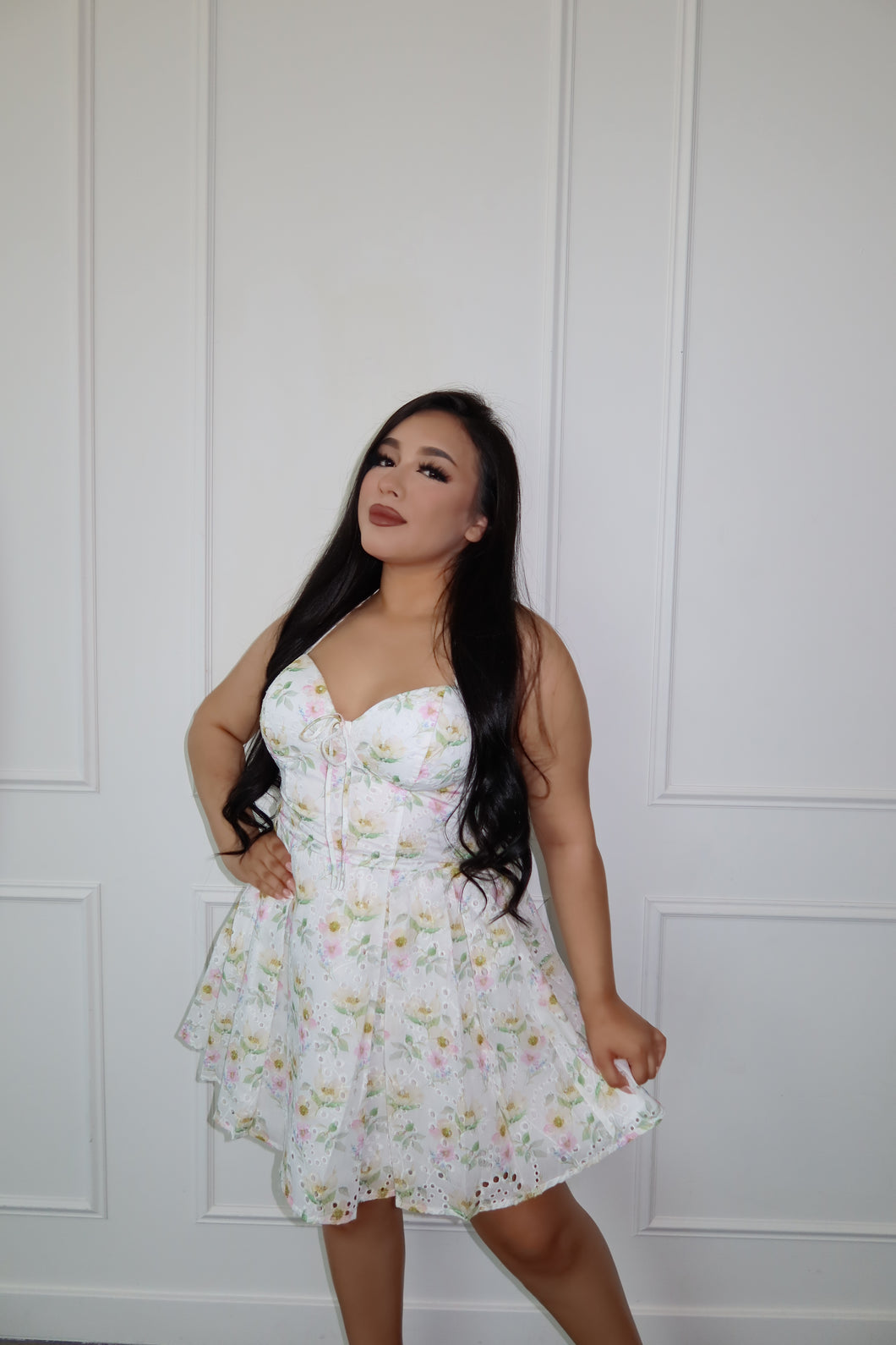 Garden Bloom Halter Dress