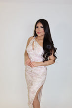 Load image into Gallery viewer, Celeste Metallic Mini Dress
