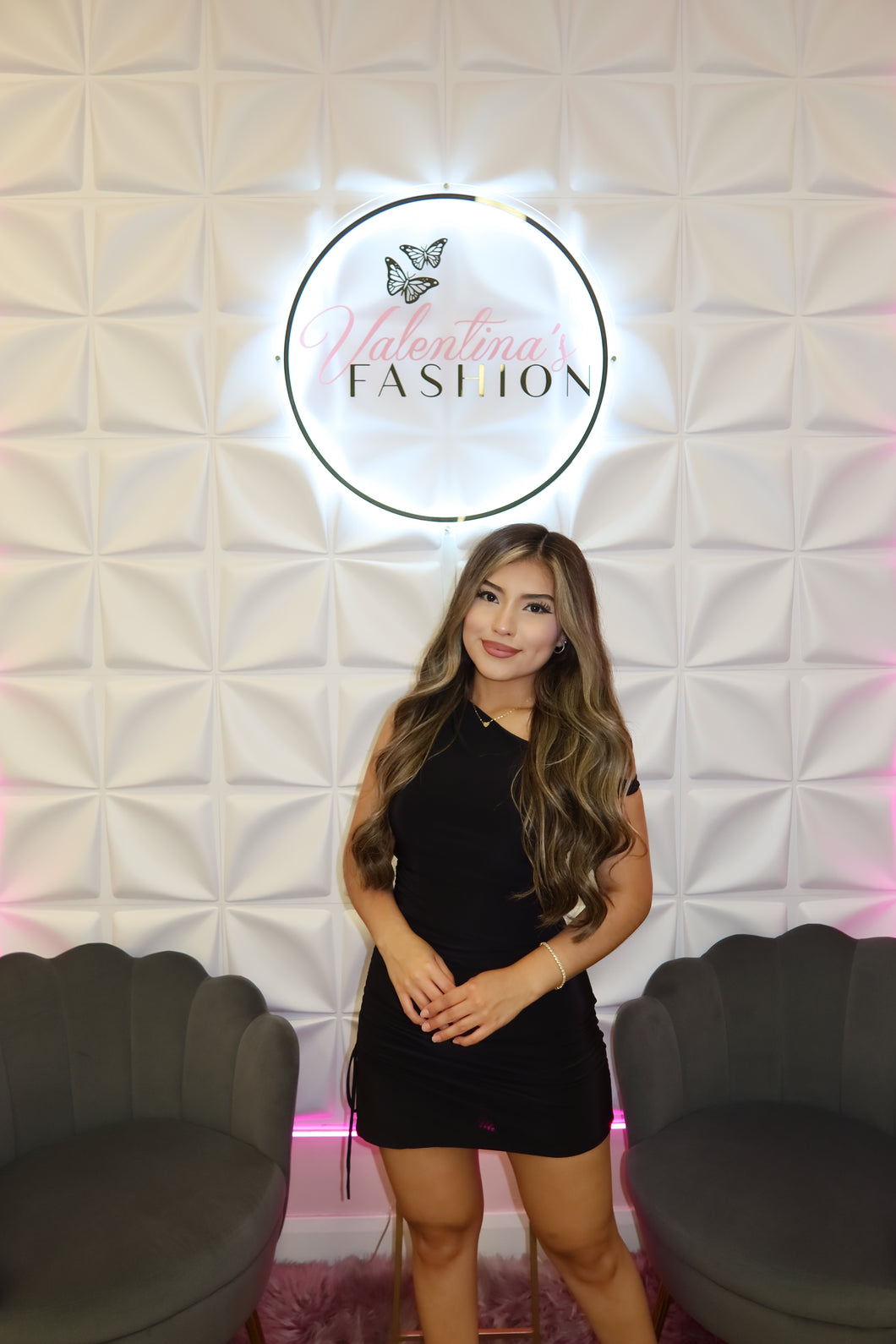 Black Off-Shoulder Ruched Mini Dress