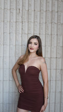 Load image into Gallery viewer, The Emma ruched mini dress
